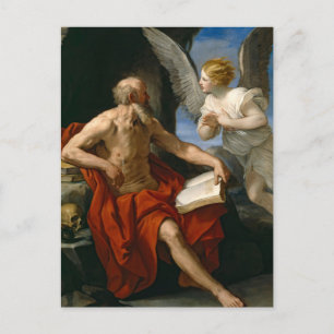 The Angel Appearing to St. Jerome by Guido Reni Postcard