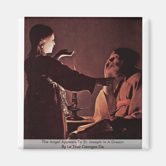 The Angel Appears To St. Joseph In A Dream Magnet (Front)