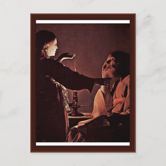 The Angel Appears To St. Joseph In A Dream Postcard (Front)