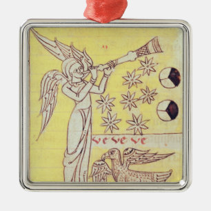 The Angel Blowing the Trumpet Metal Ornament