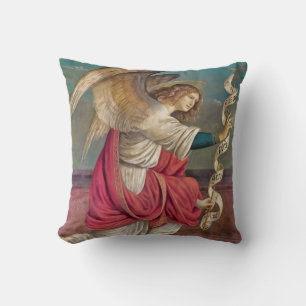 The Angel Gabriel Christmas Throw Pillow