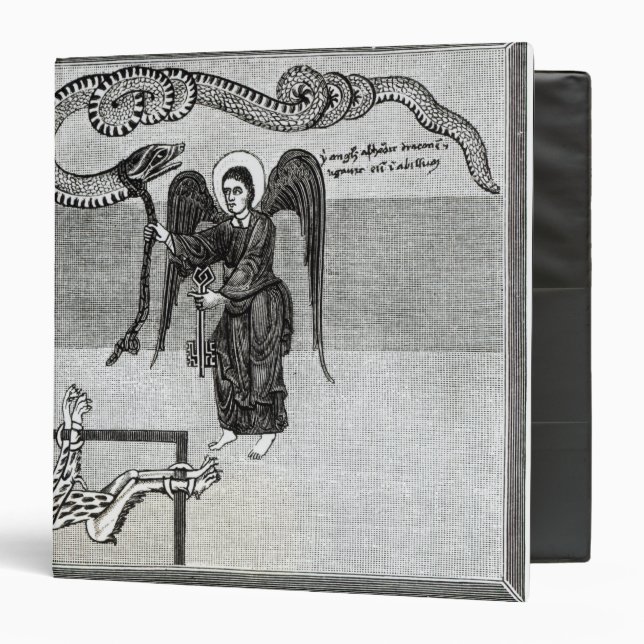 The Angel, holding the Keys of Hell Binder (Front/Inside)