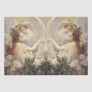The angel message decoupage tissue paper