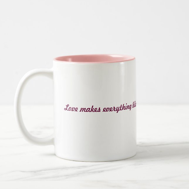 The Angel of Love Two-Tone Coffee Mug (Left)