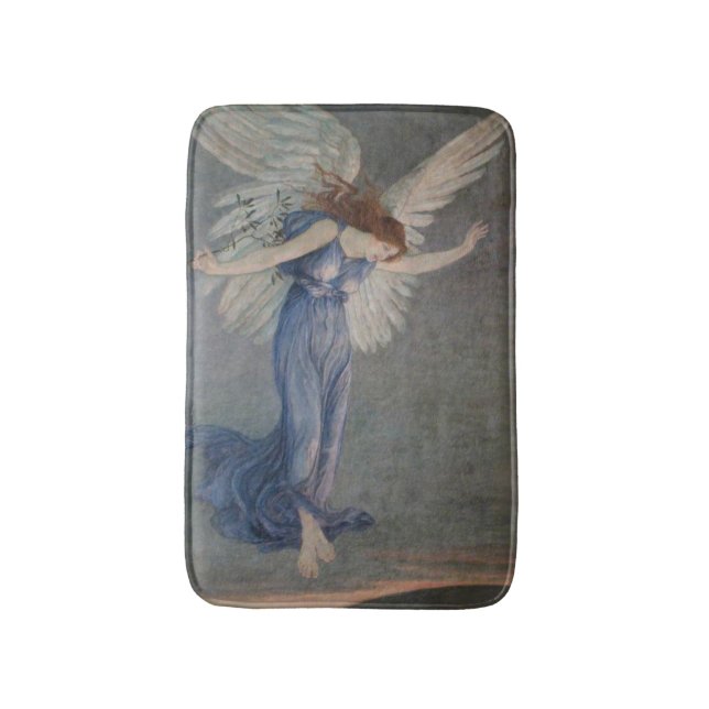 The Angel of Peace (by Walter Crane) Bath Mat (Front Vertical)