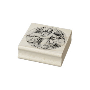 The Angel of Saint Matthew  Rubber Stamp