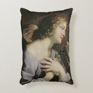 The Angel of the Annunciation, c.1650 Decorative Pillow