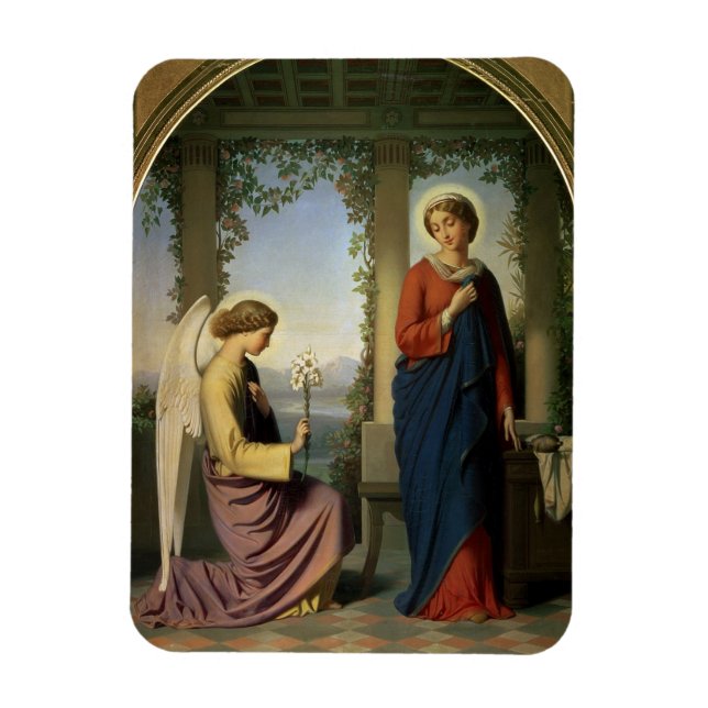The Angelic Salutation, or The Annunciation, 1860 Magnet (Vertical)