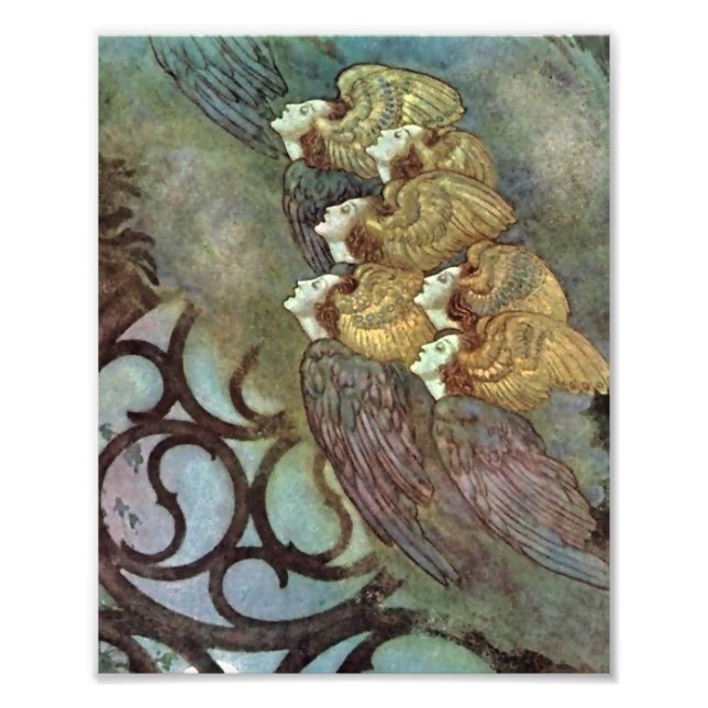 “The Angels” by Edmund Dulac Photo Print (Front)