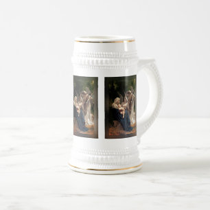 The Angels by William Adolphe Bouguereau Beer Stein