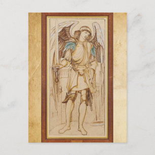 The Angels of the Hierarchy Archangel, Burne Jones Postcard