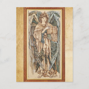 The Angels of the Hierarchy Cherubim, Burne Jones Postcard