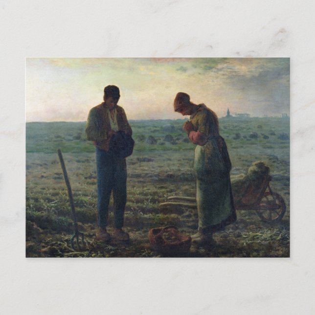 The Angelus, 1857-59 Postcard (Front)