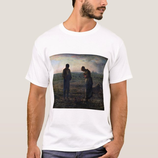 The Angelus, Jean-Francois Millet, 1857-1859 T-Shirt (Front)