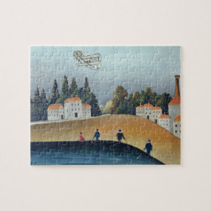 The anglers, c.1908-09 (oil on canvas) jigsaw puzzle