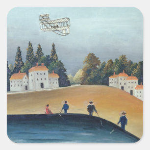 The anglers, c.1908-09 (oil on canvas) square sticker