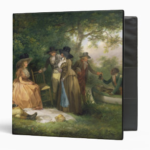 The Angler's Repast (oil on canvas) Binder
