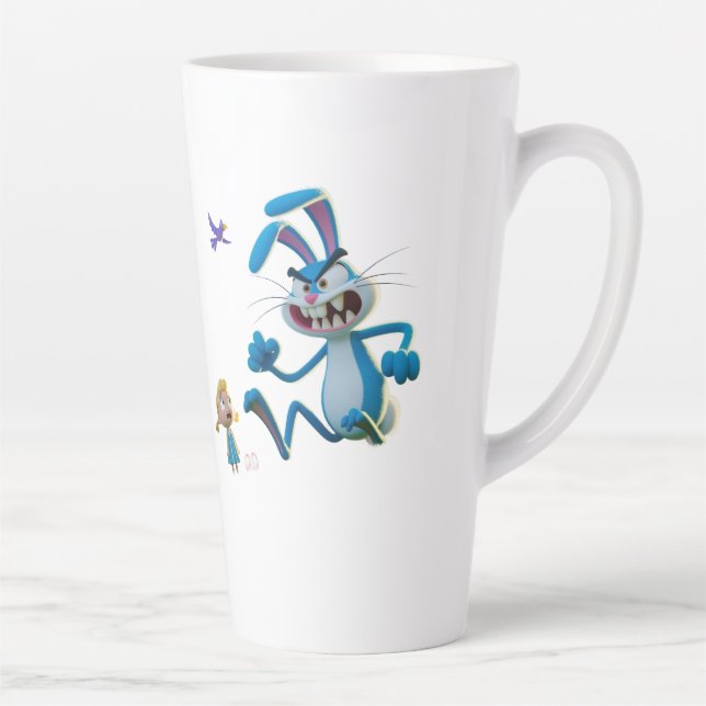 The angry rabbit  latte mug (Right)