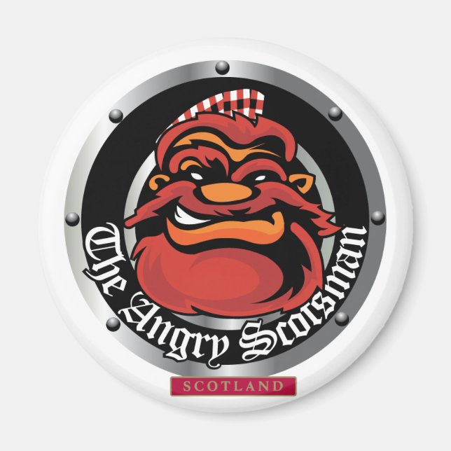 The Angry Scotsman Magnet (Front)