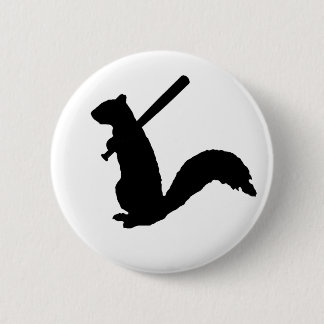 The Angry Squirrel 2 Inch Round Button