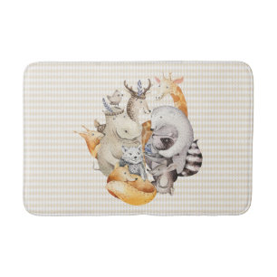 The Animal Menagerie Bath Mat