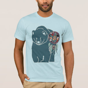the Animal Totem Bear Spirit - Native American T-Shirt