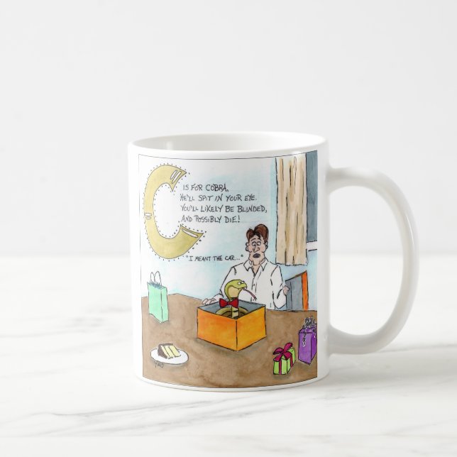 The Animals Are Scaring Me Coffee Mug (Right)