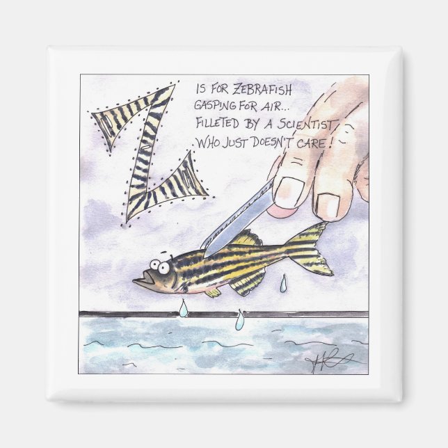 The Animals Are Scaring Me Magnet (Front)