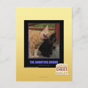 The Annoying Drunk Postcard