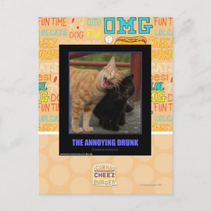 The Annoying Drunk Postcard