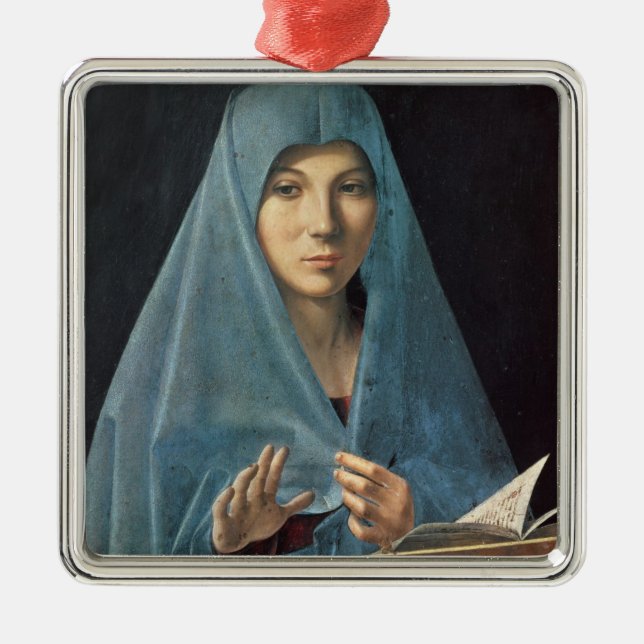 The Annunciation, 1474-75 (oil on panel) Metal Ornament (Front)
