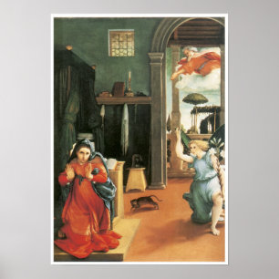 The Annunciation, 1534-35 Poster