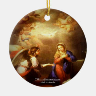 The Annunciation 1660 Scripture Ceramic Ornament