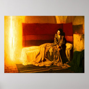 The Annunciation, 1898 by Henry Ossawa Tanner Poster