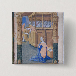 The Annunciation 2 Inch Square Button