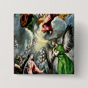The Annunciation 2 Inch Square Button