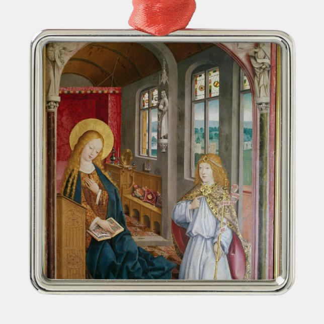 The Annunciation 2 Metal Ornament (Front)