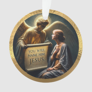 The Annunciation Acrylic Ornament