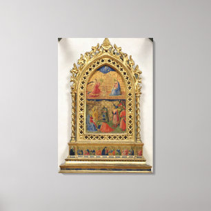 The Annunciation and the Adoration of the Magi (te Canvas Print