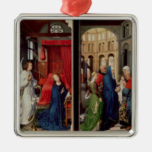 The Annunciation and the Presentation in Temple Metal Ornament