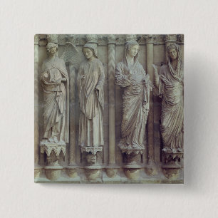 The Annunciation and the Visitation 2 Inch Square Button