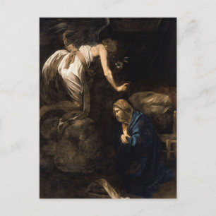 The Annunciation by Caravaggio Postcard