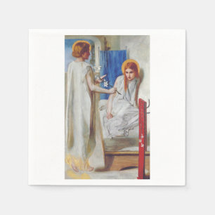 The Annunciation by Dante Gabriel Rossetti Napkin