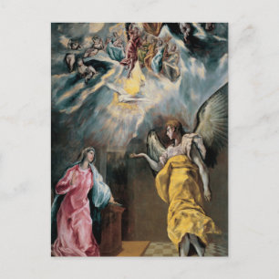 The Annunciation by El Greco Postcard