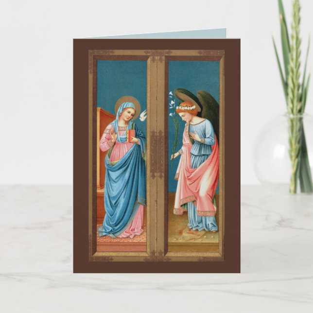 The Annunciation by F. Lippi (M 038) Card (Front)