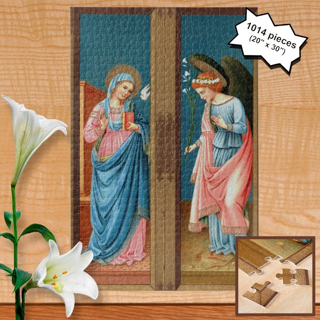 The Annunciation by F. Lippi (M 038) Jigsaw Puzzle (Creator Uploaded)