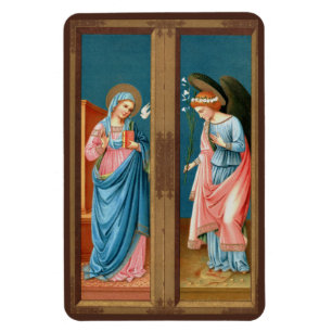 The Annunciation by F. Lippi (M 038) Magnet