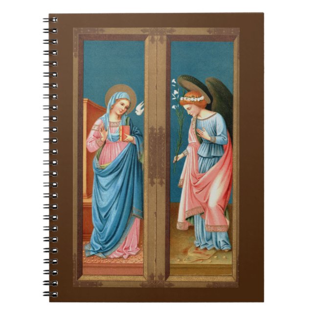 The Annunciation by F. Lippi (M 038) Notebook (Front)