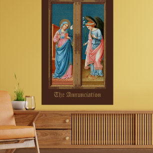 The Annunciation by F. Lippi (M 038) Poster