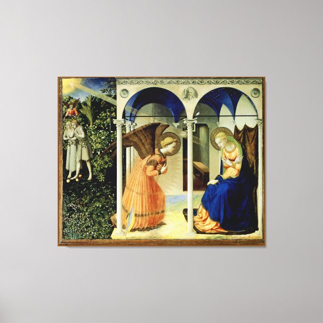 The Annunciation by Fra Angelico Canvas Print (Front)